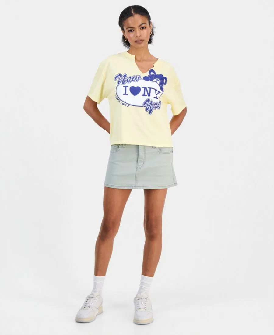 Футболка с принтом I Love New York Grayson Threads, The Label, Double Cream — фото 2