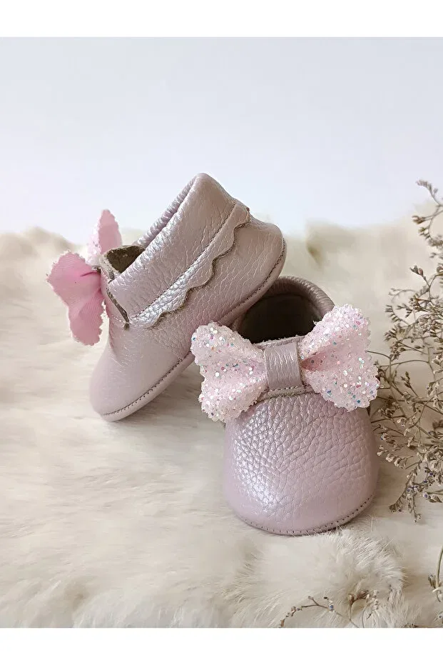 Детские туфли-лодочки из натуральной кожи для девочек Sofia lilac Hodore, Lilac — фото 3