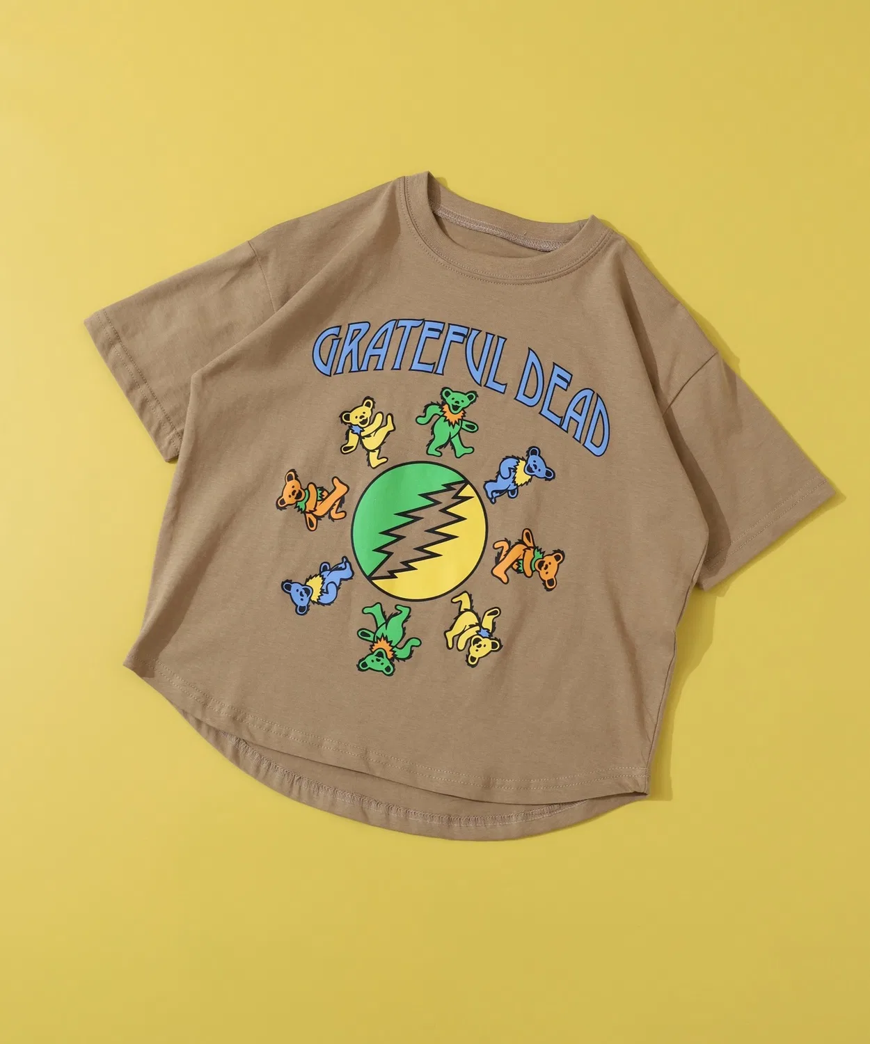 Детская футболка с принтом Grateful Dead, Beige