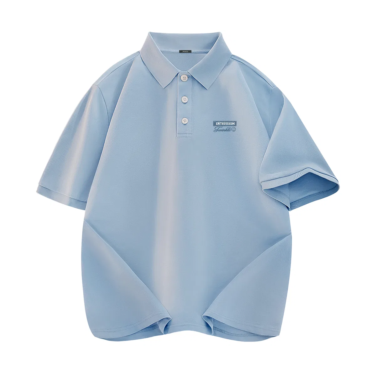Детское поло с отложным воротником MINISO, Dark Gray — фото 3