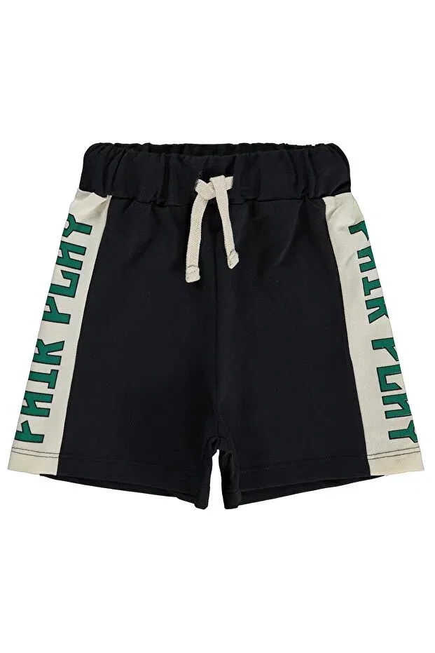 Детские шорты для мальчиков с принтом Fair Play Printed Capri Civil Boys, Smoke Grey