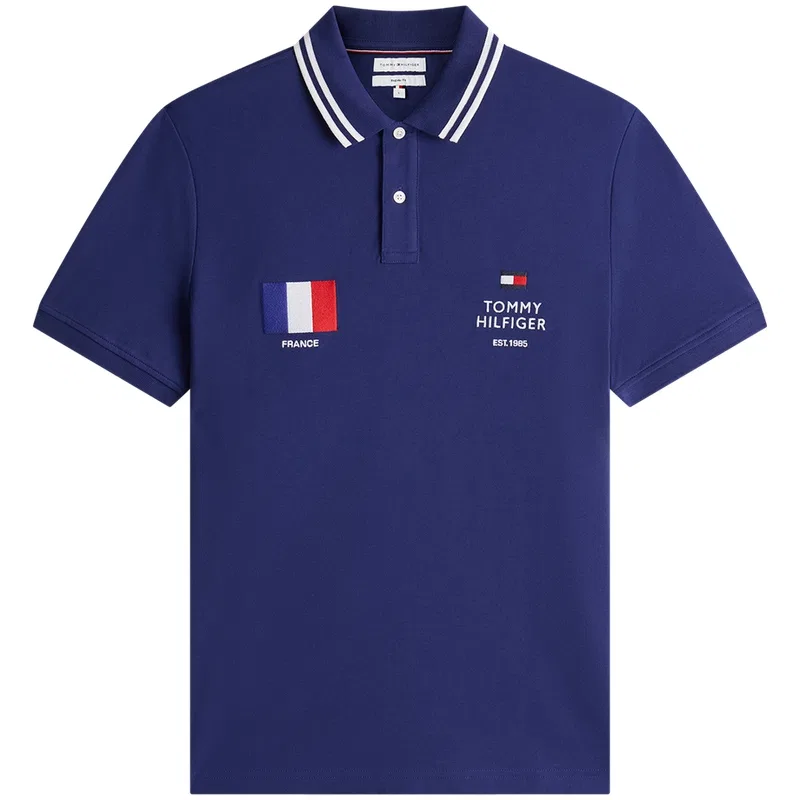 Поло Tommy Hilfiger темно-синее