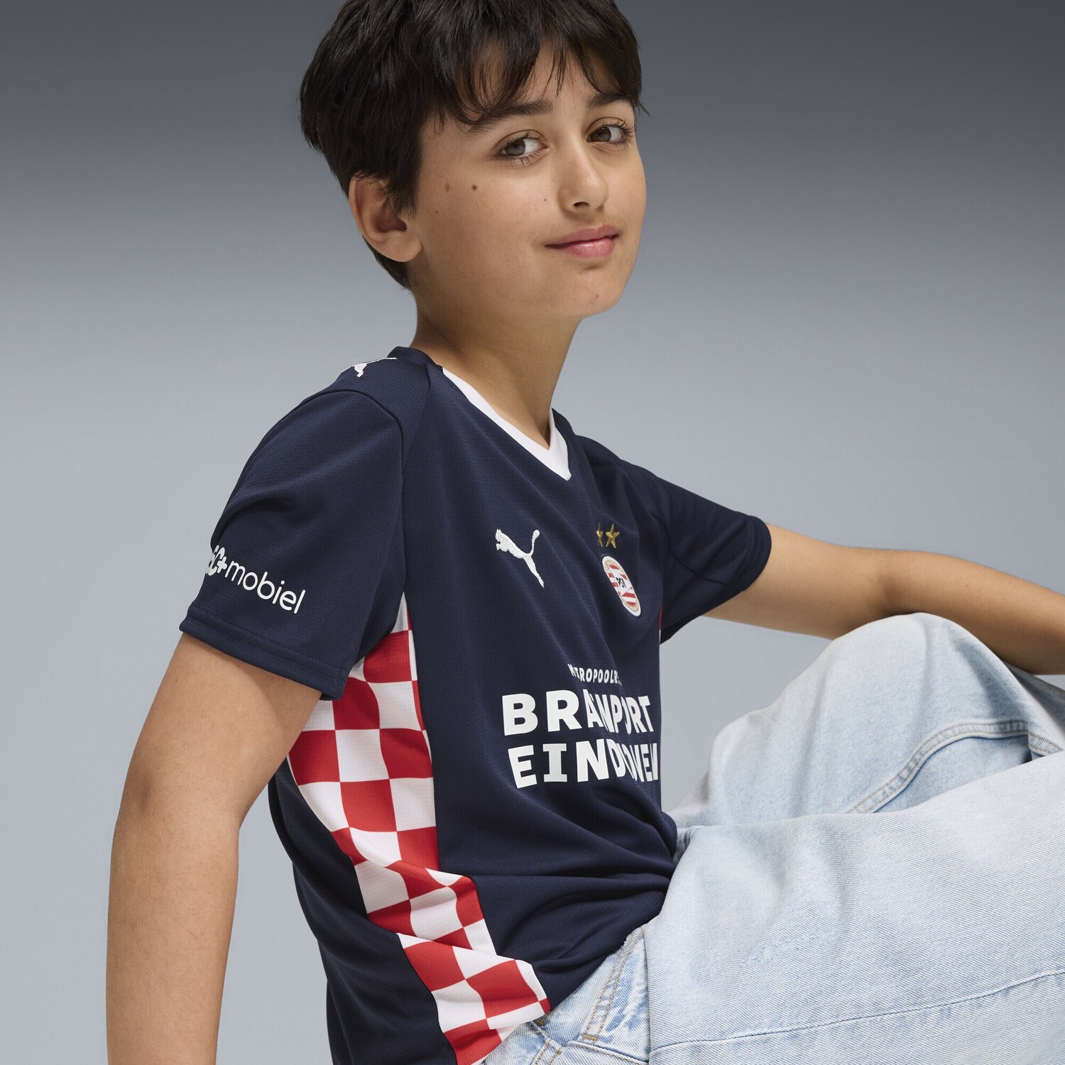 PUMA Футболка Performance 'PSV Eindhoven 25/26' в цвете Navy — фото 4