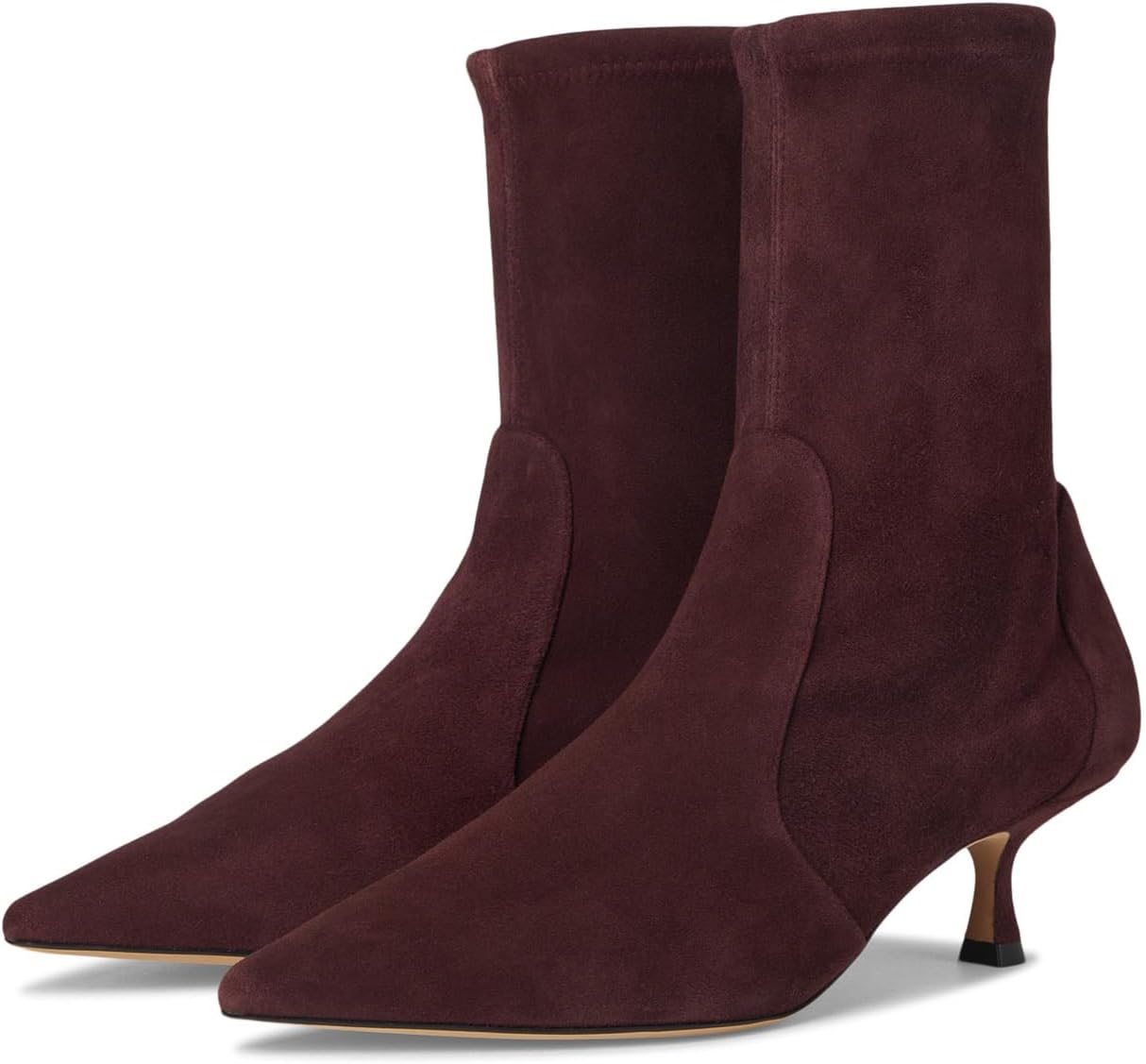 Ботинки Stuart Weitzman Naomi 50 Bootie, цвет Rosewood