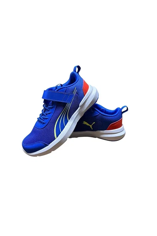 Детские спортивные туфли для девочек с принтом Kruz Profoam Ac+ Ps Puma, Blue — фото 4