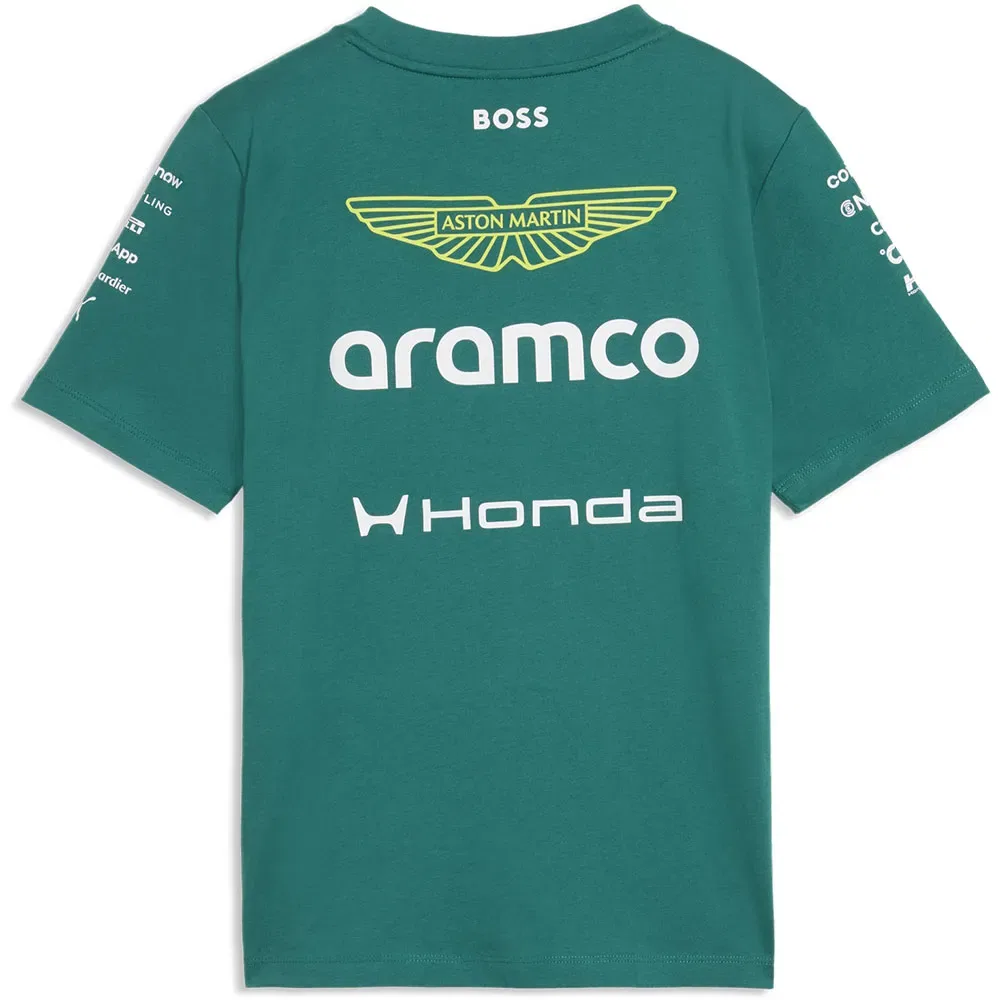 Футболка с коротким рукавом Puma x Aston Martin F1 Replica Puma, зеленый — фото 4