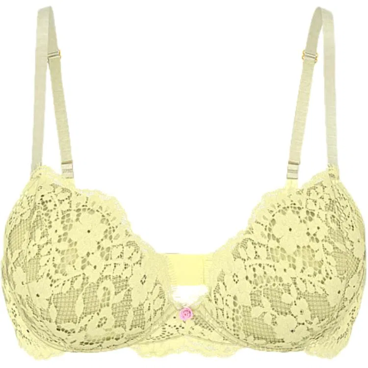 Бюстгальтер Victoria's Secret Dream Angels Lace Push-Up, желтый