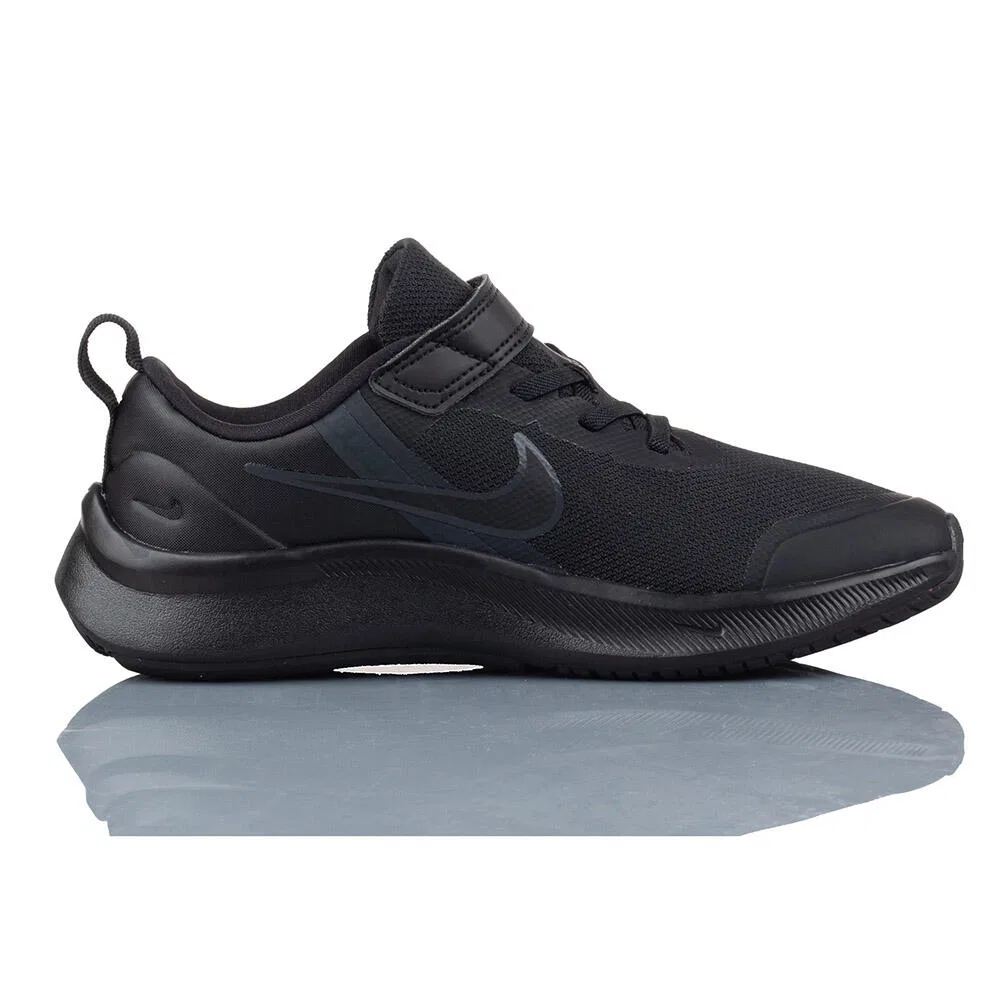 Детские спортивные кроссовки с липучкой Nike Star Runner 3 Psv, Schwarz — фото 3