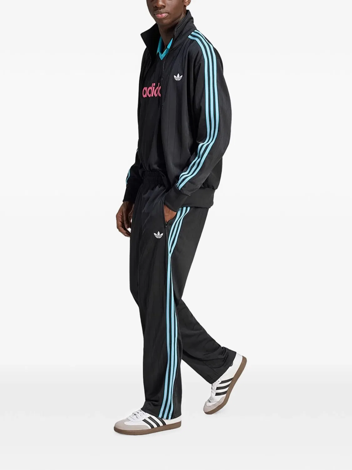 Спортивные брюки Firebird Drop Needle Adidas, черный