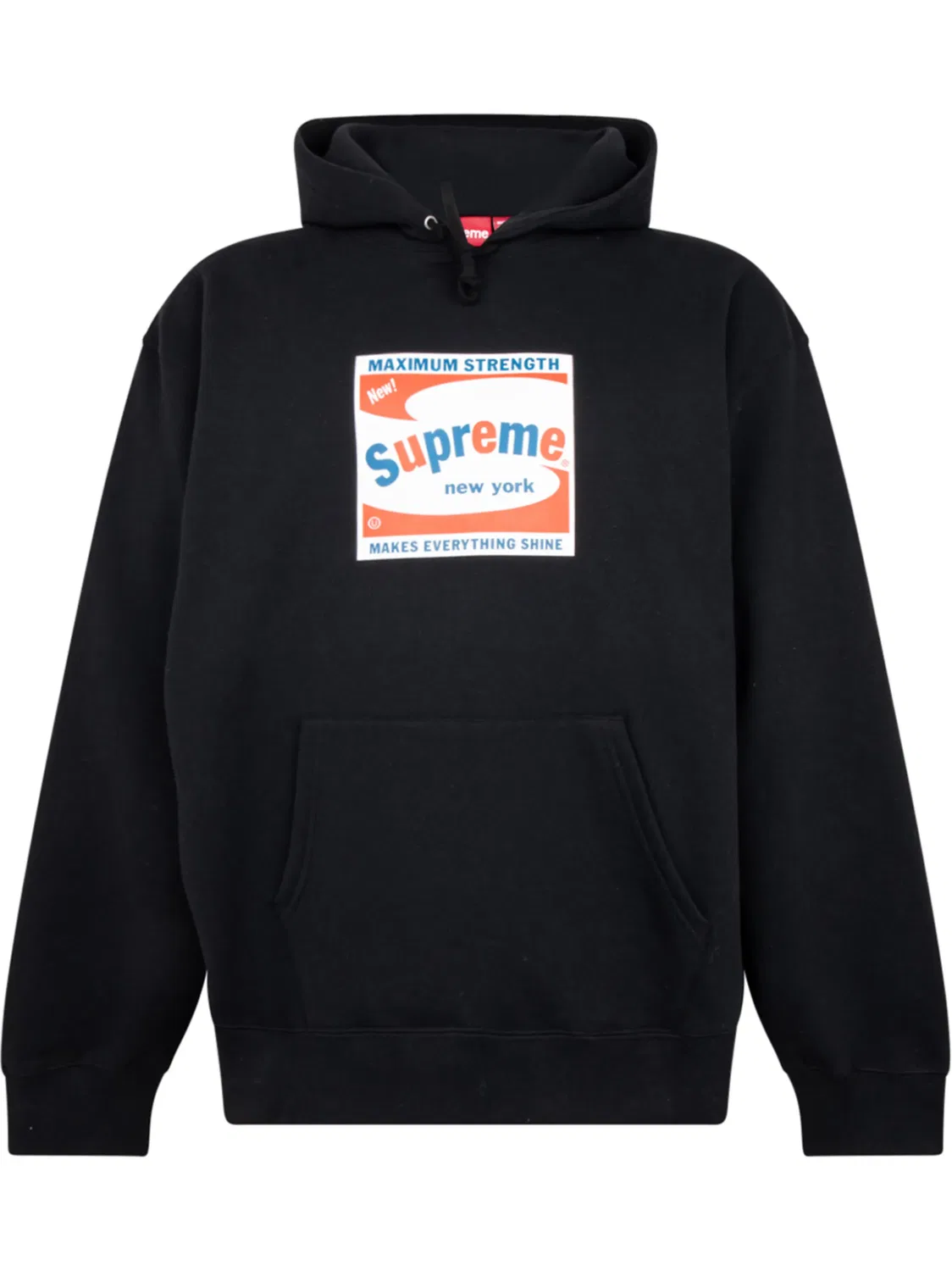Supreme Худи Shine черный