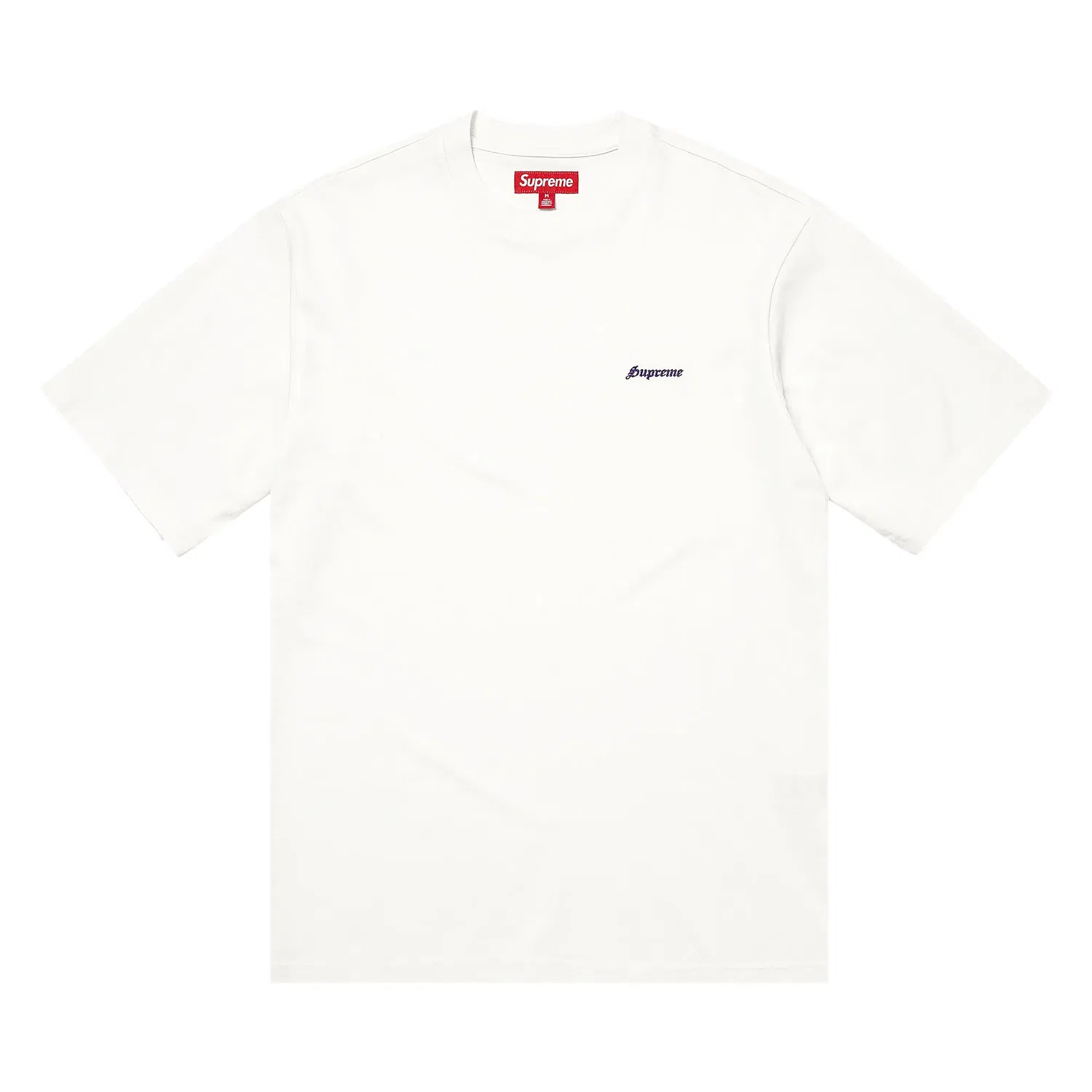 Футболка Supreme с коротким рукавом, выстиранная, белый