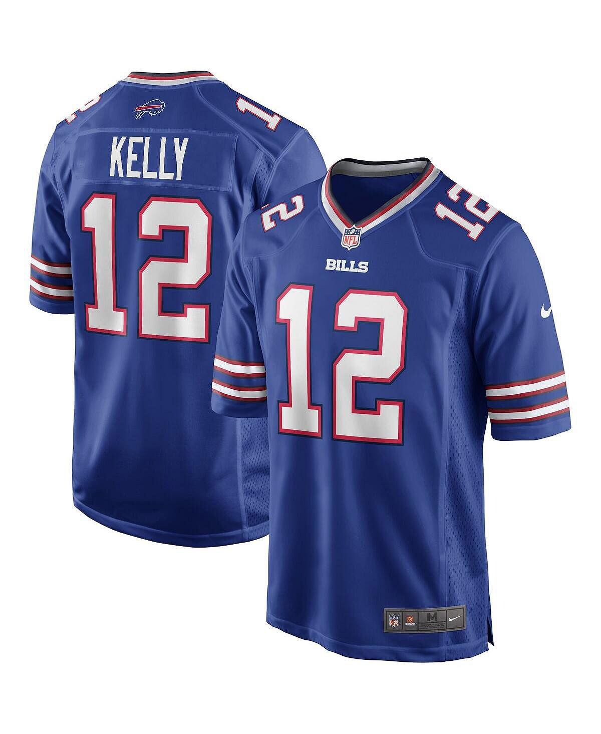 

Мужская футболка jim kelly royal buffalo bills game для пенсионеров Nike, Синий, Мужская футболка jim kelly royal buffalo bills game для пенсионеров Nike