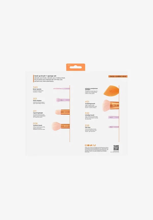 Набор кистей и спонжа Level Up Brush + Sponge Set Real Techniques — фото 3