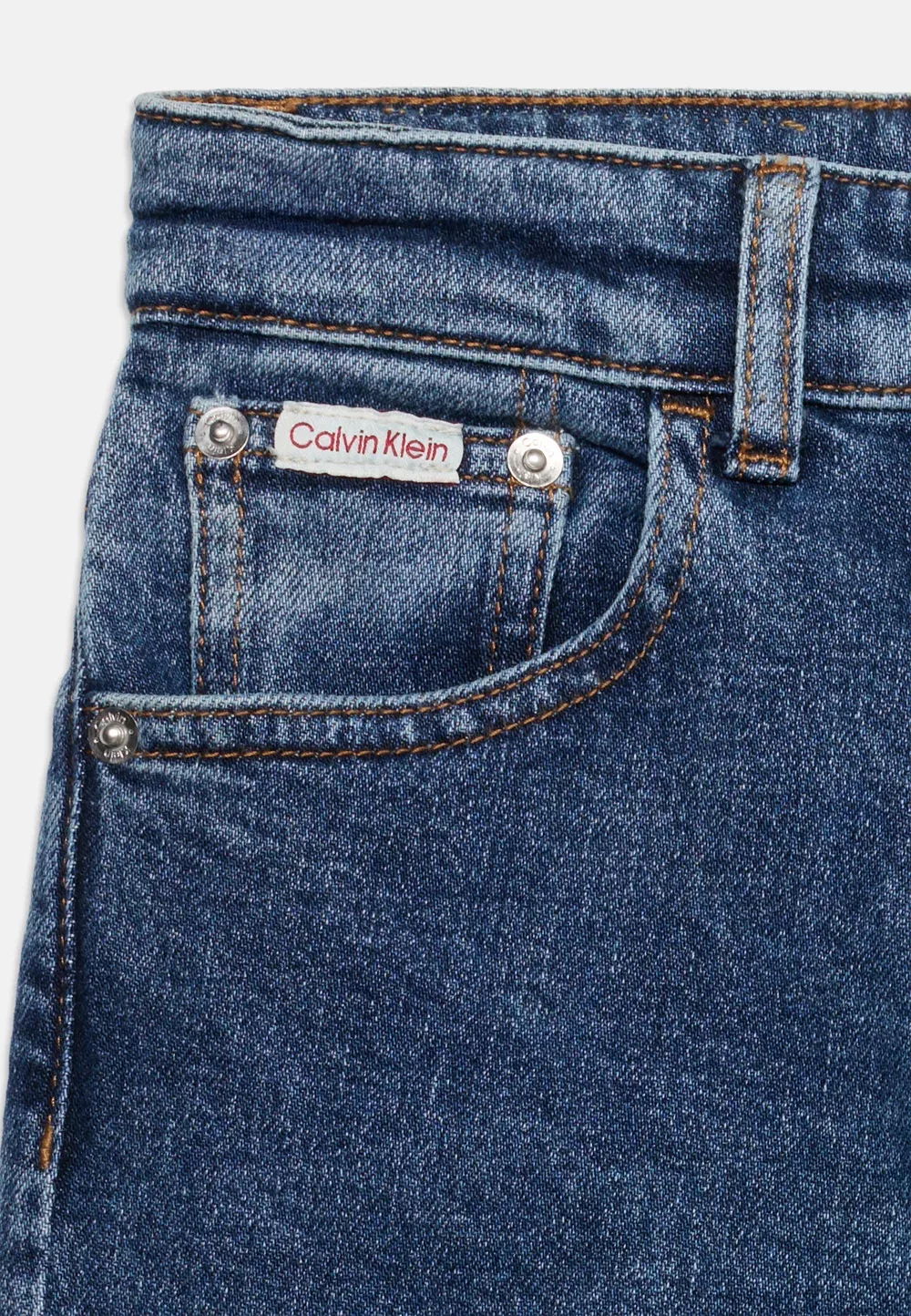 Джинсы прямого кроя Dad Beckford Calvin Klein Jeans, Beckford Blue Wash — фото 4