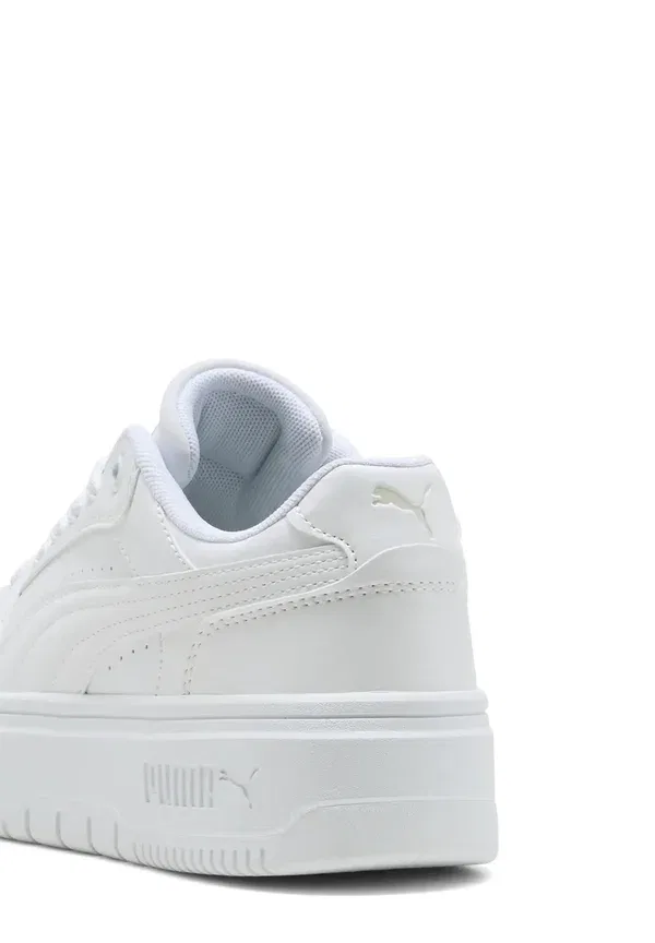 Кроссовки из кожи Rebound femme jr 007 var, Puma, White Dim, белый — фото 4
