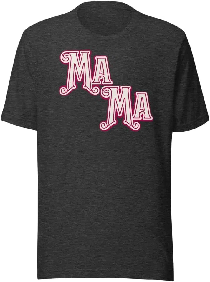 Футболка с принтом Mama 3001, Dark Grey Heather