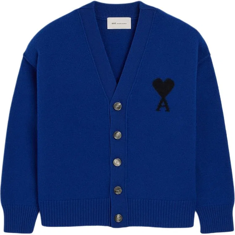 Детский джемпер с V-образным вырезом AMIPARIS, Royal Blue/Black