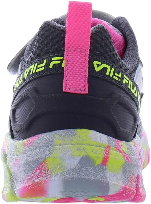 Детские кроссовки для девочек Cryptonic 7 Strap Mashup Fila, Grey/Cement Grey — фото 3