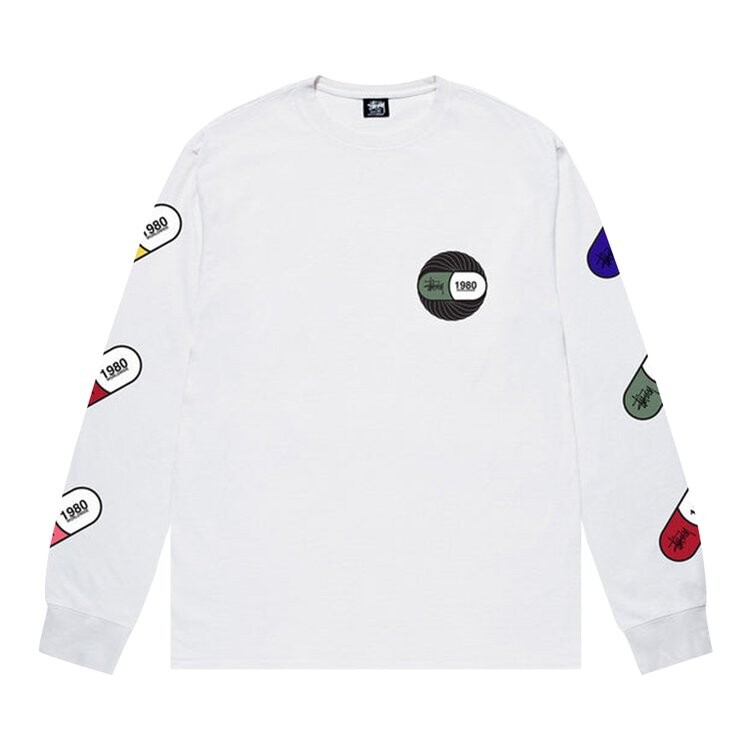 

Лонгслив Stussy Capsule Long-Sleeve Tee 'White', белый
