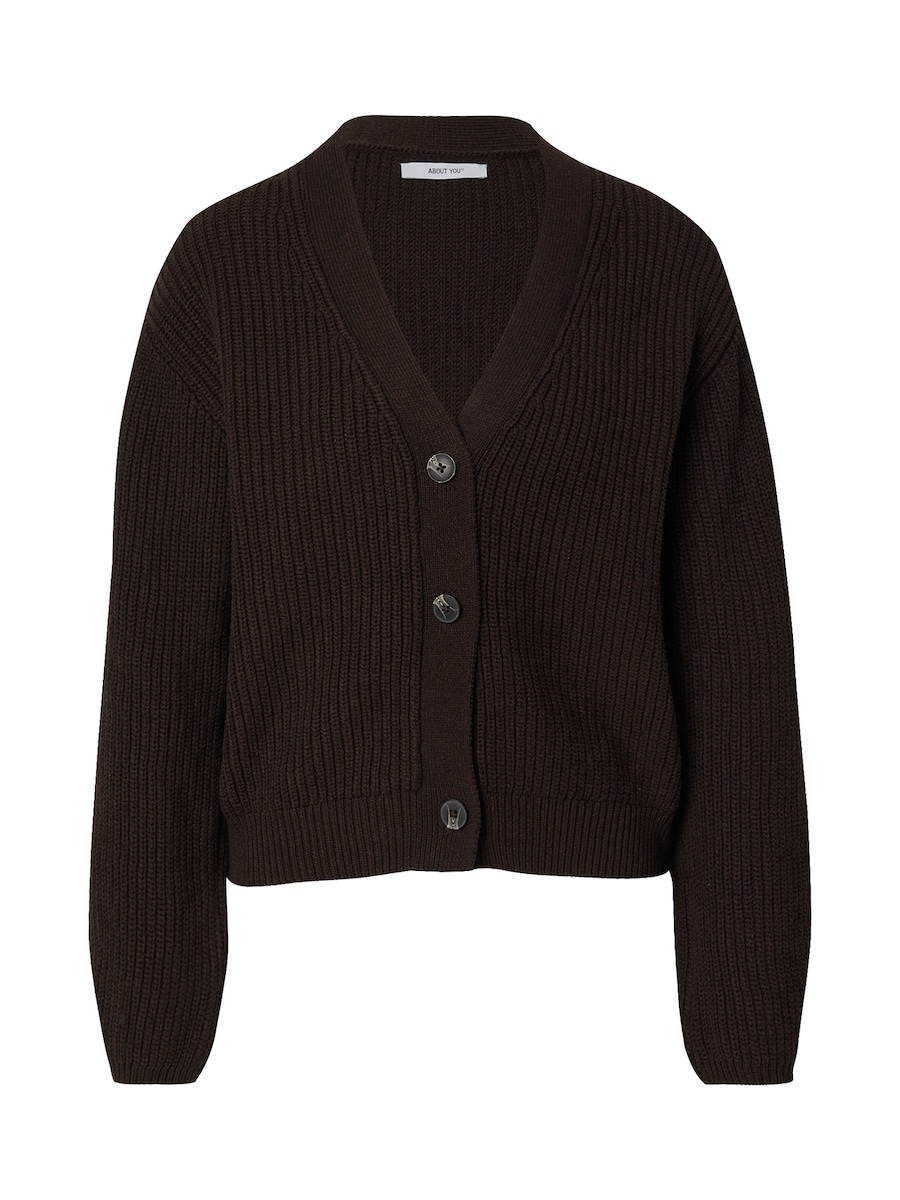 

Вязаный кардиган ABOUT YOU Sana, темно-коричневый