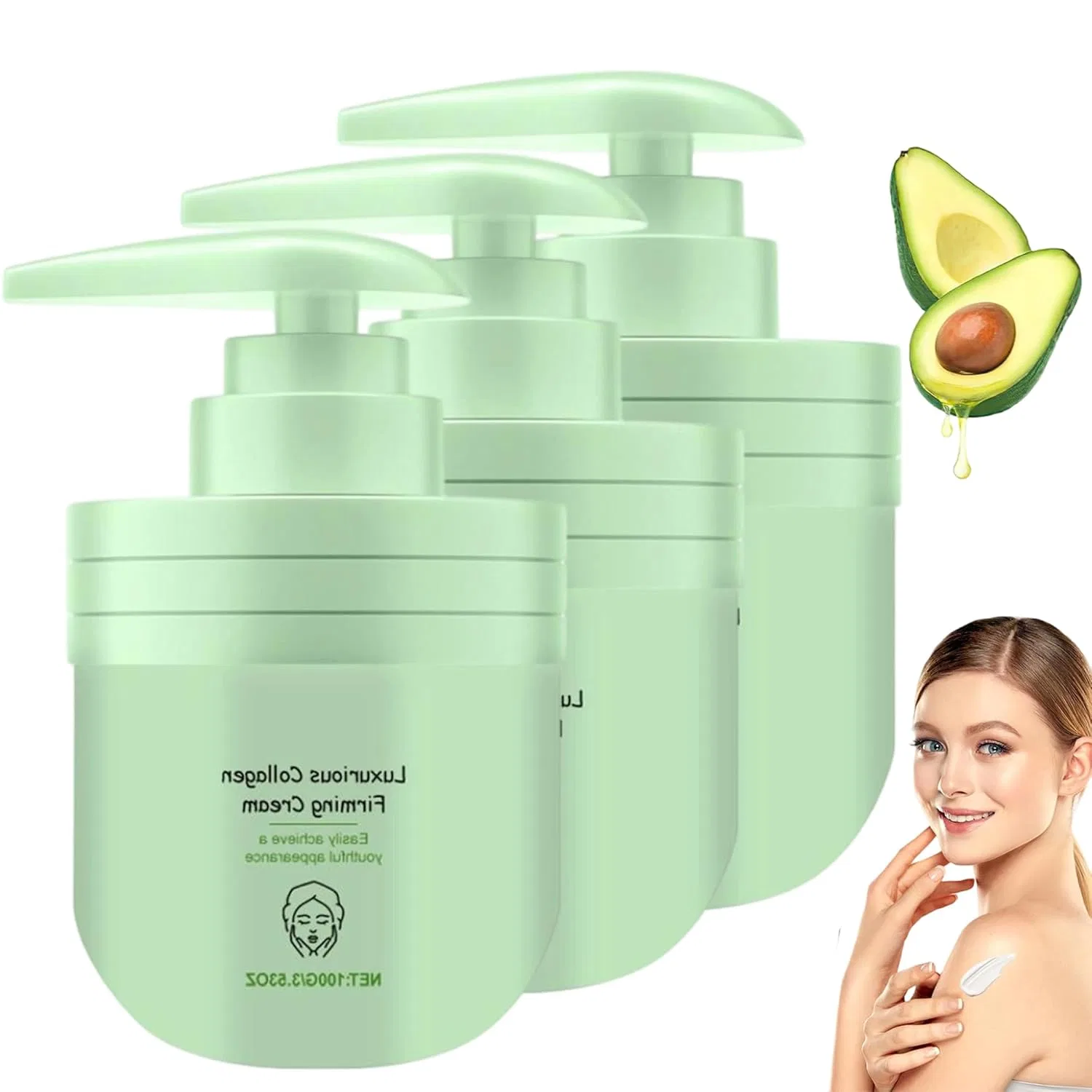 Крем для тела укрепляющий Luxury Collagen Firming Cream, 3 шт, 100 г Generisch
