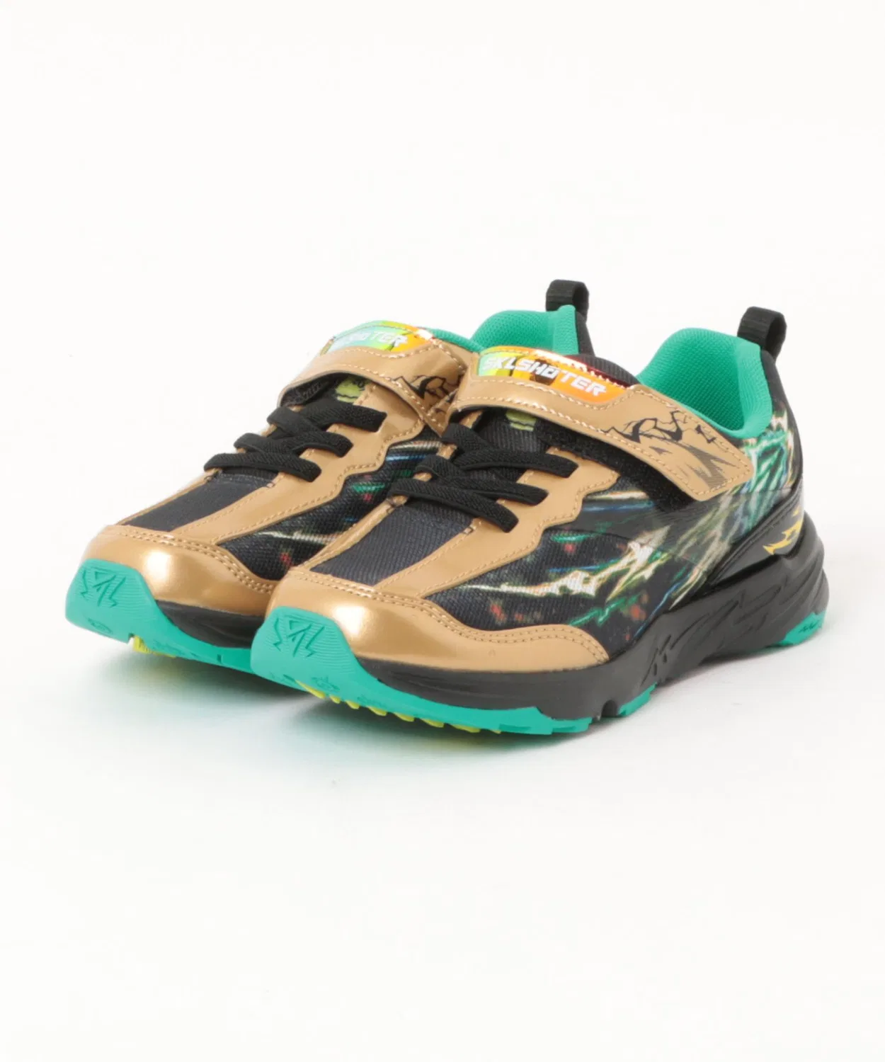 Детские кроссовки с принтом Magic Shoe Plaza, Gold