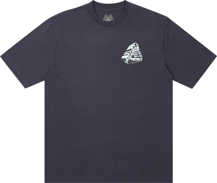 

Футболка Palace Tri-Chrome T-Shirt 'Navy', синий