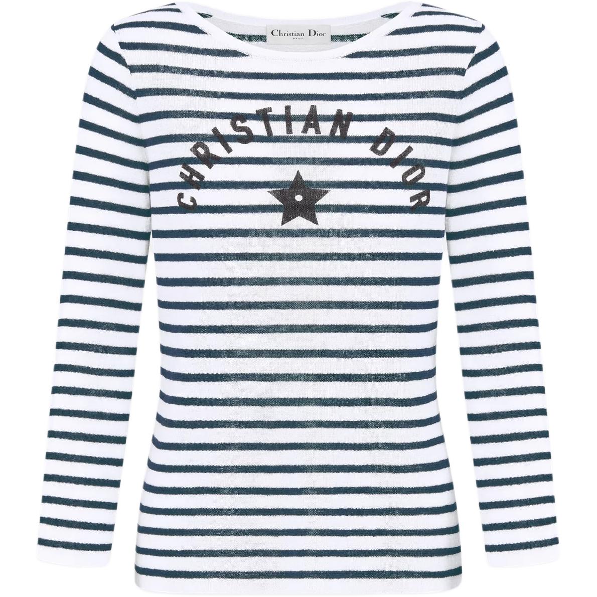 DIOR Свитер iviera FW25 женский marine blue