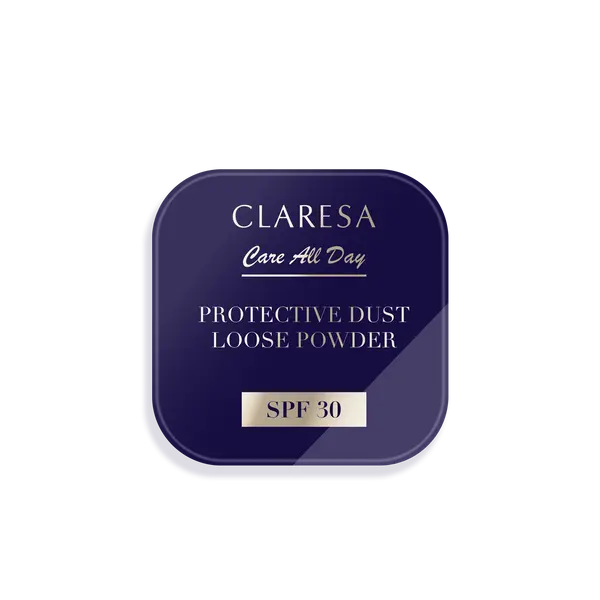 

Фиксирующая рассыпчатая пудра с фильтром spf30, универсальная, 5 г Claresa Care all day