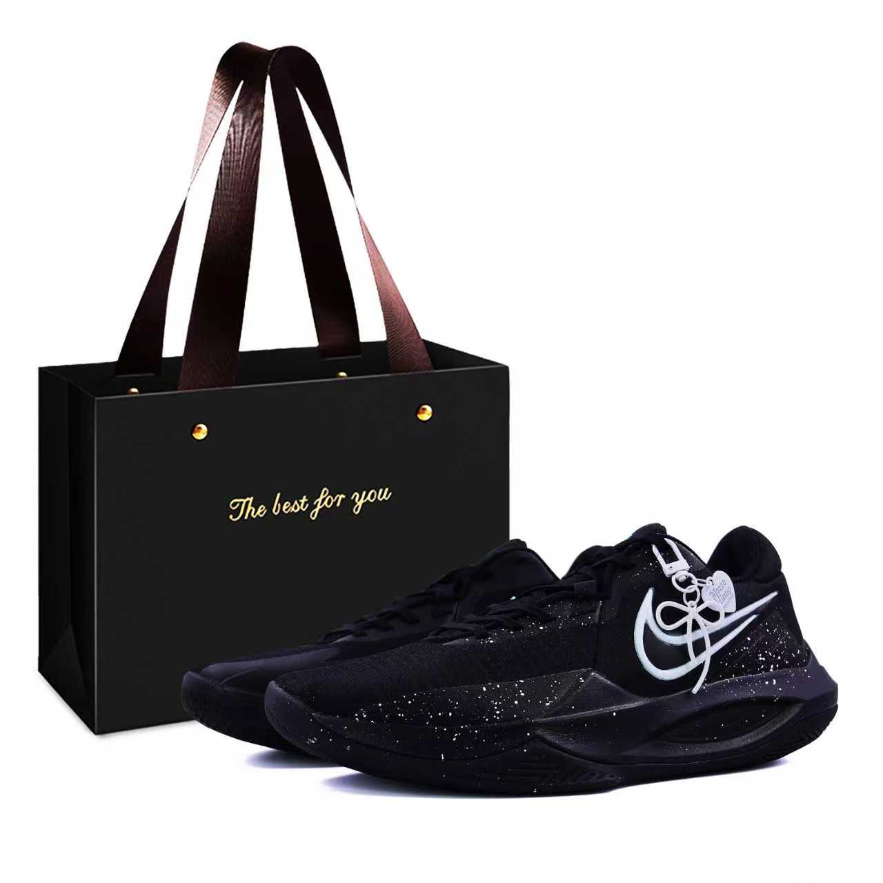 

Nike Precision 6 Shopping Bag, Black Butterfly Starry, Baby's Breath Fabric низкие баскетбольные кроссовки для мужчин, черные