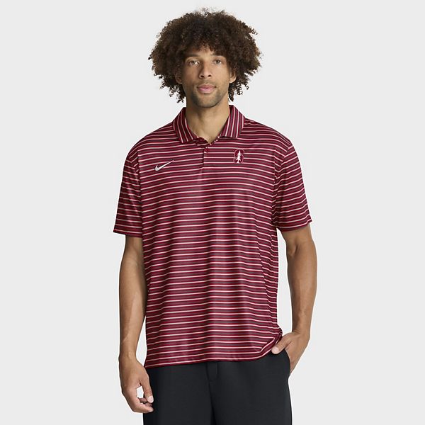 

Мужская поло Stanford Cardinal 2025 Coaches Premium Tour Stripe Dri-FIT Nike