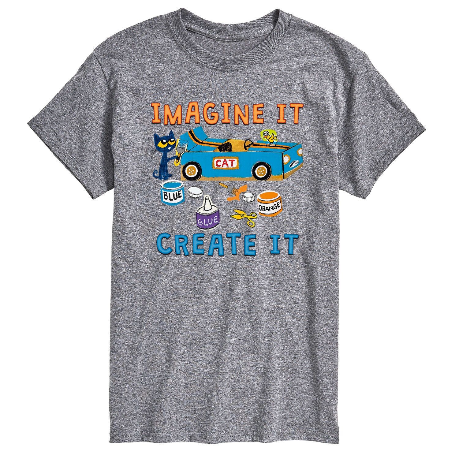 

Мужская футболка Pete The Cat Race Car Licensed Character