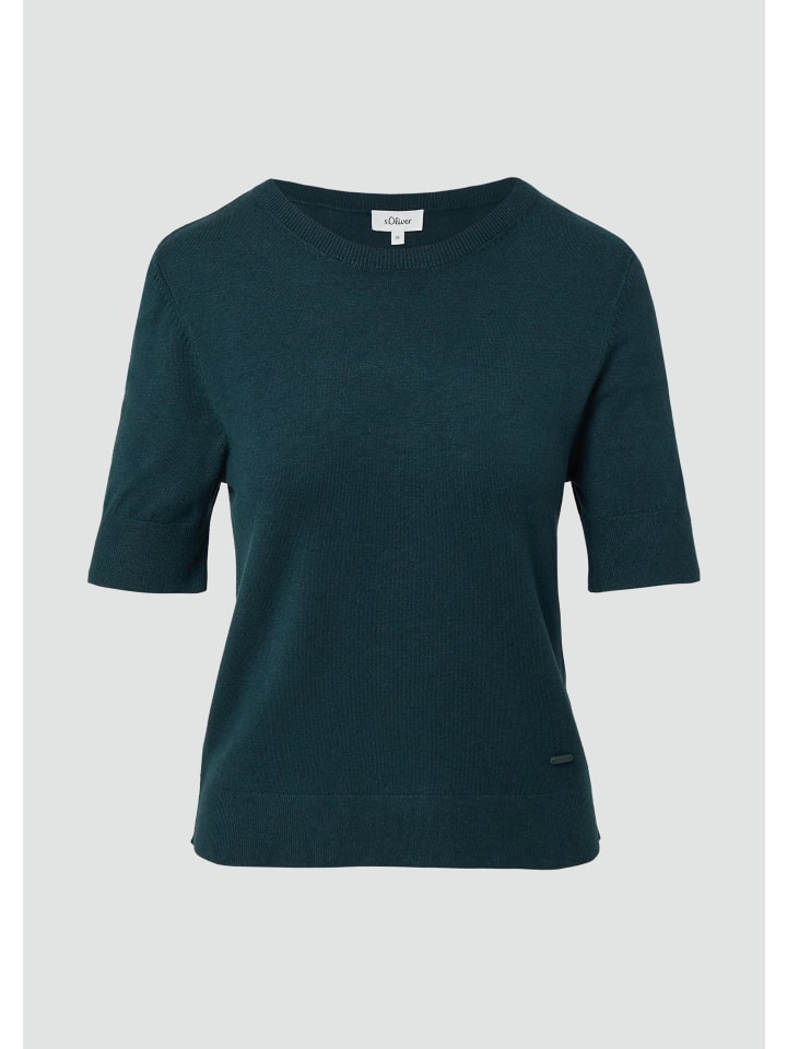 

Вязаный свитер цвета 6933_fir green s.Oliver