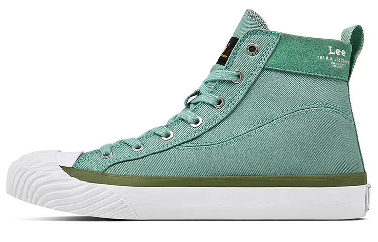 

Мужские парусиновые кеды среднего размера, серебристо-синий Lee