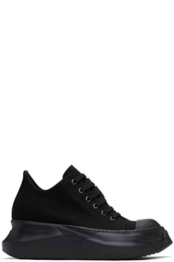 

Черные голливудские абстрактные низкие кроссовки Rick Owens DRKSHDW