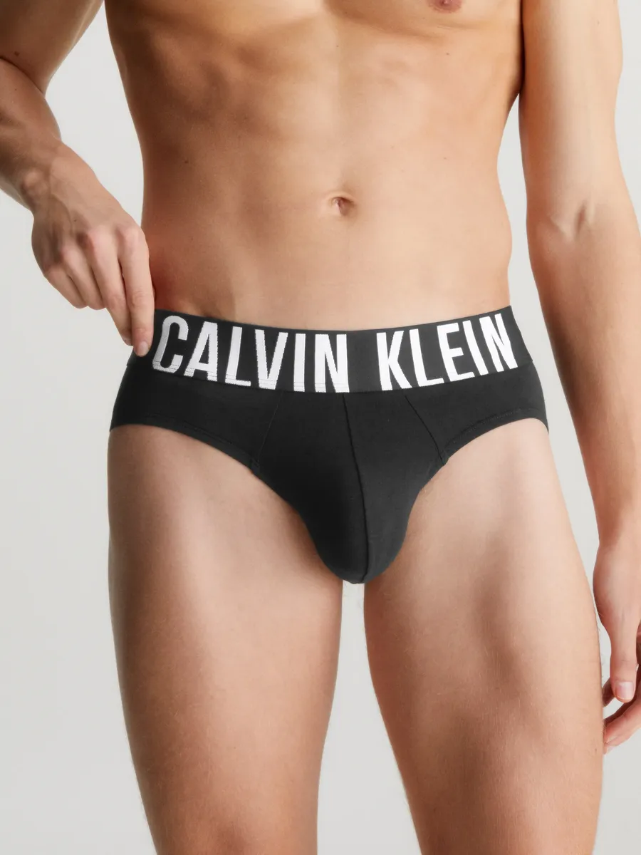 Calvin Klein Underwear Hipster "HIP BRIEF 3PK" (в упаковке 3 шт.), с эластичным поясом с логотипом, черный — фото 2