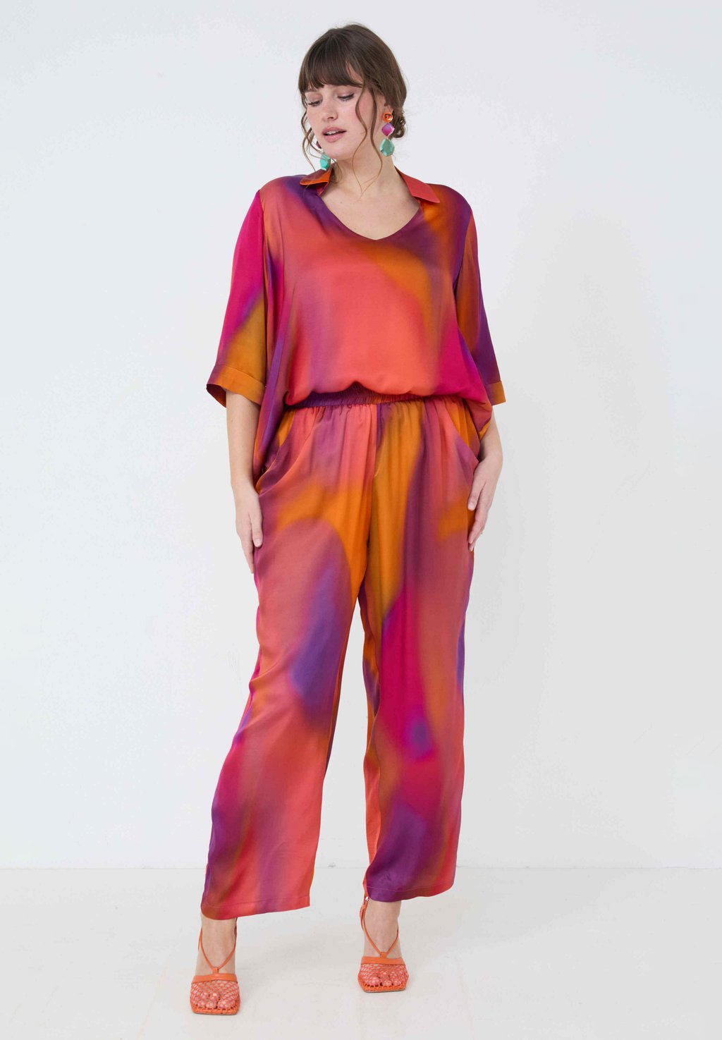 

Блуза EN IMPRIMÉ TYE AND DYE Jean Marc Philippe, оранжевый