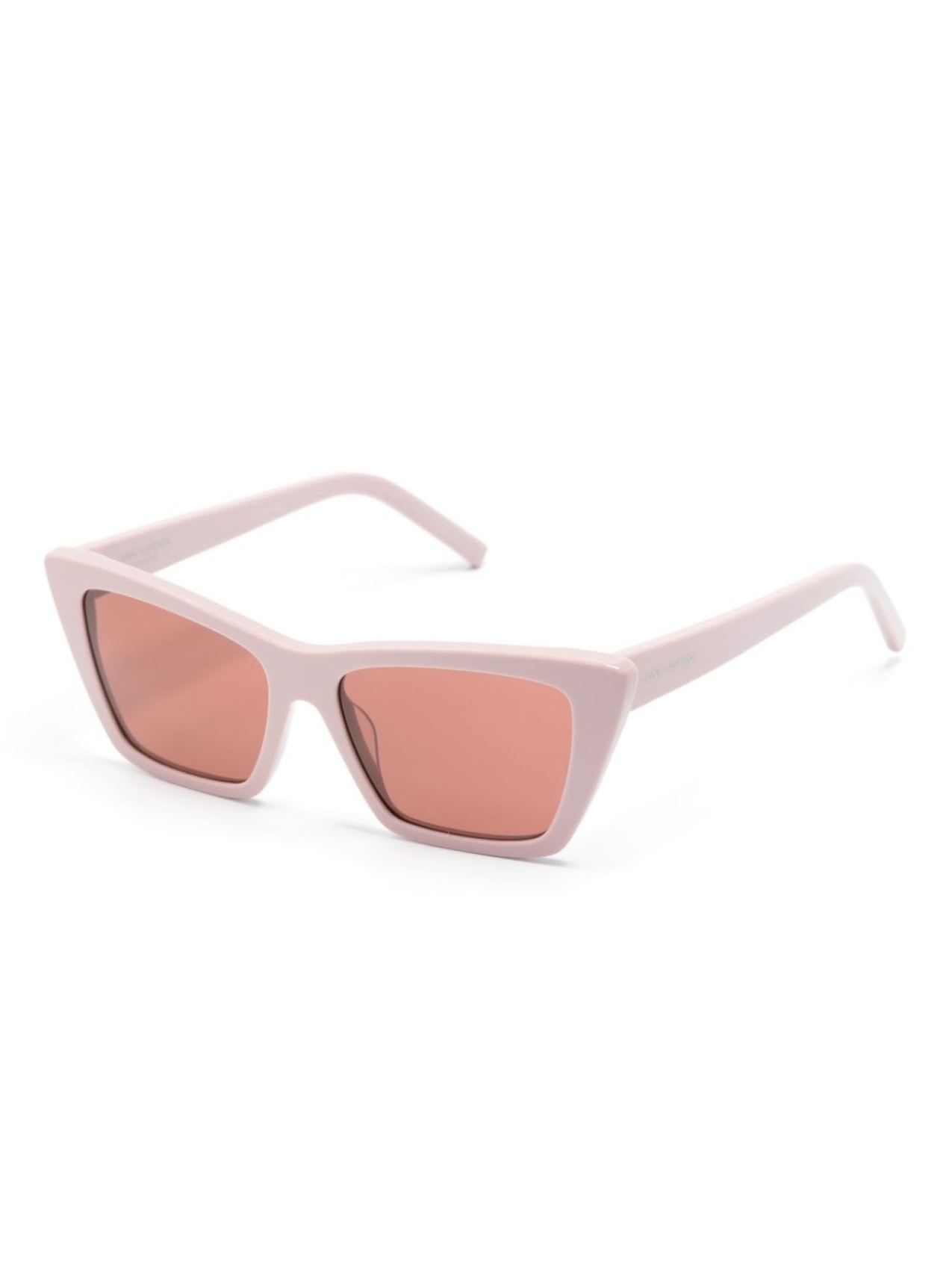 Saint Laurent Eyewear солнцезащитные очки SL 276 Mica в оправе 'кошачий глаз', розовый — фото 2