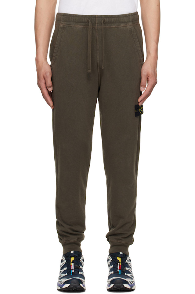 

Флисовые брюки Malfilé Stone Island, зеленый