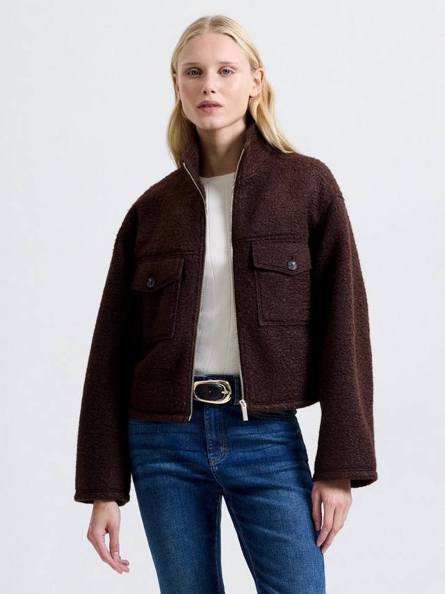 

Куртка Dover Boucle French Connection, Bitter Chocolate