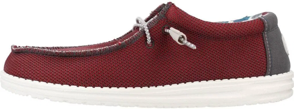 Hey Dude Мужские кроссовки Dude Shoes Wally Mesh, черные, размер UK10/EU44 — фото 2