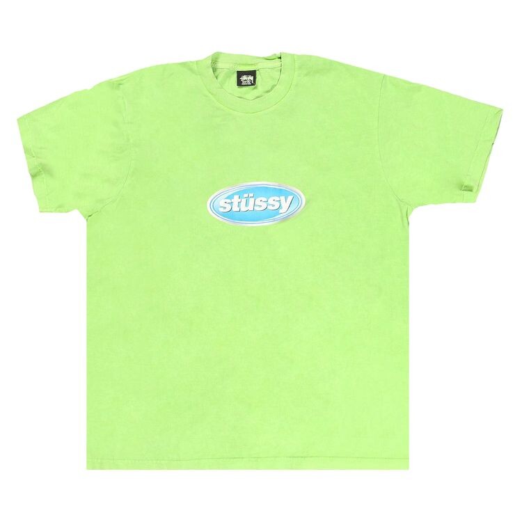 

Футболка Stussy Stock Toronto Tee Keylime, желтый