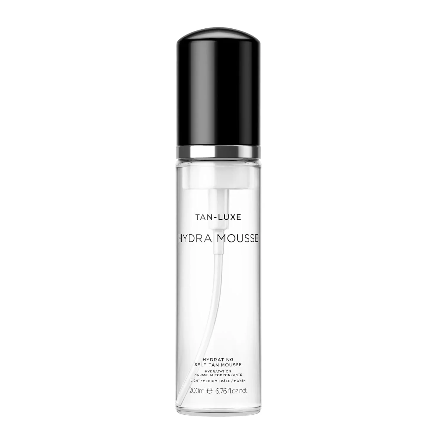 TAN-LUXE Hydra-Mousse - Увлажняющий мусс для автозагара, 200 мл - Не тестируется на животных и не содержит токсинов, Light/Medium