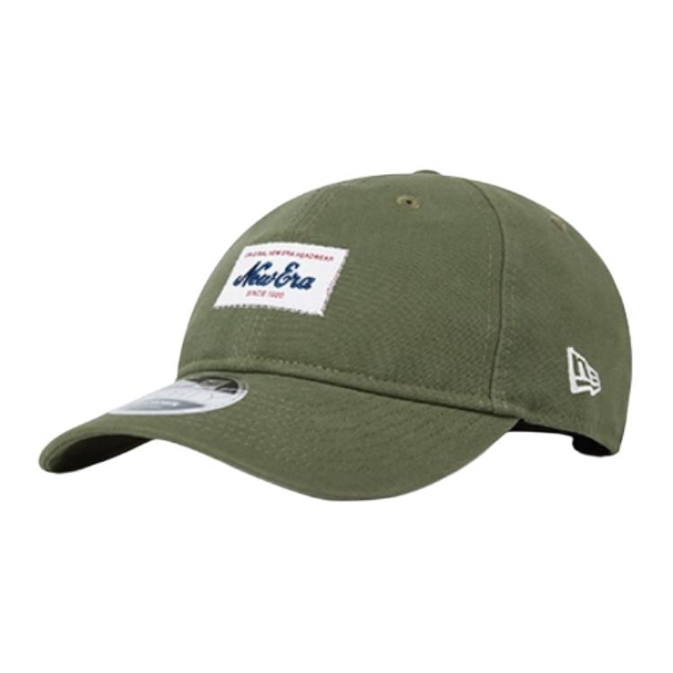 

New Era Хлопковая бейсболка унисекс оливкового цвета, Olive Green