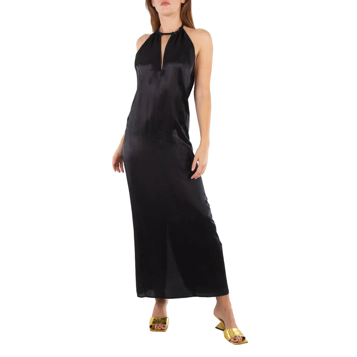 

Acne Studios Женское черное платье без рукавов