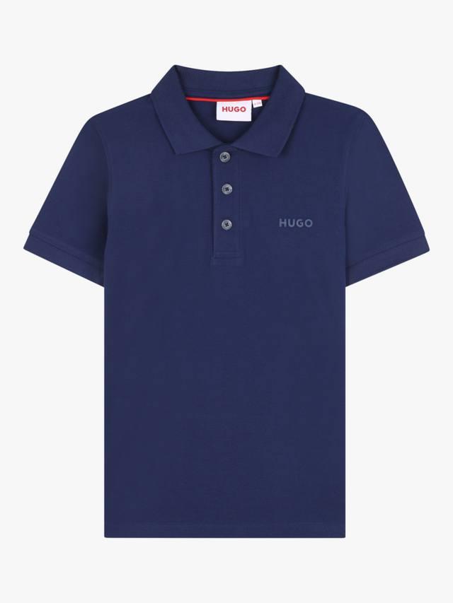 

Детская поло BOSS HUGO BOSS, Medieval Blue