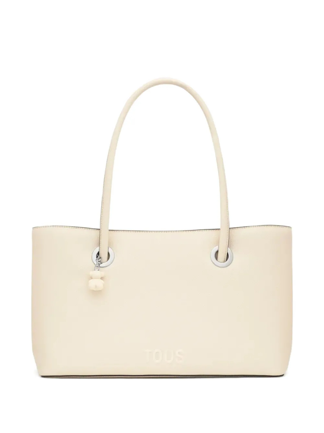 

Большая сумка-тоут с тисненым логотипом TOUS, нейтральный