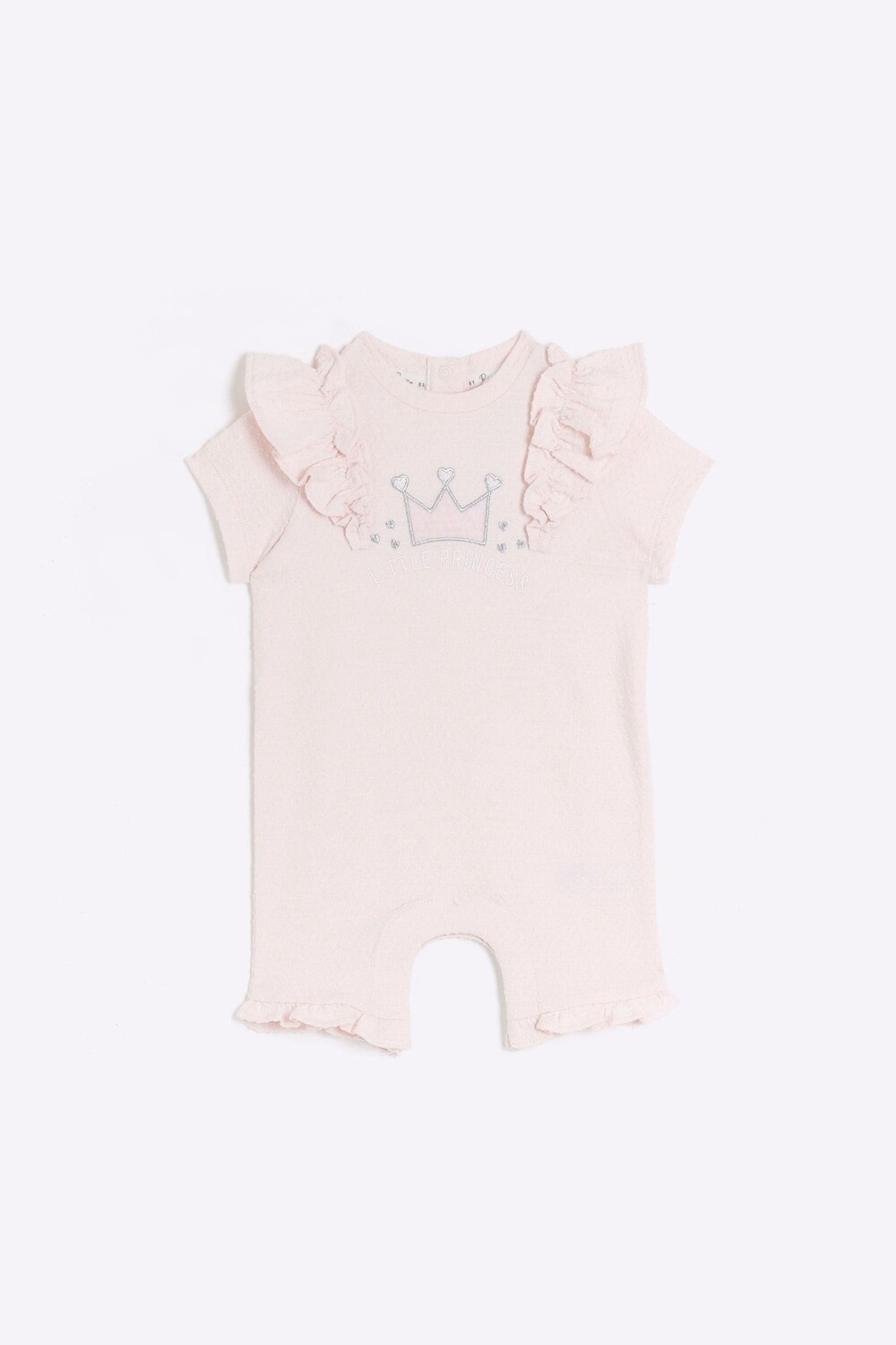 

Комбинезон с оборками для маленьких девочек River Island, розовый