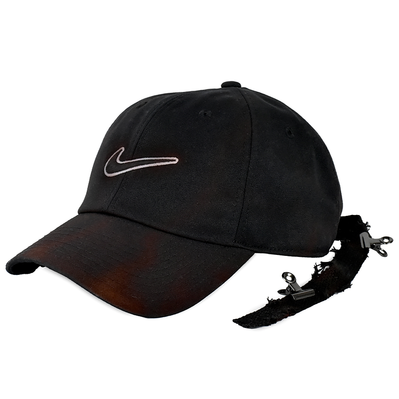 

Nike Бейсболка из полиэстера унисекс черная, Fashion Soul