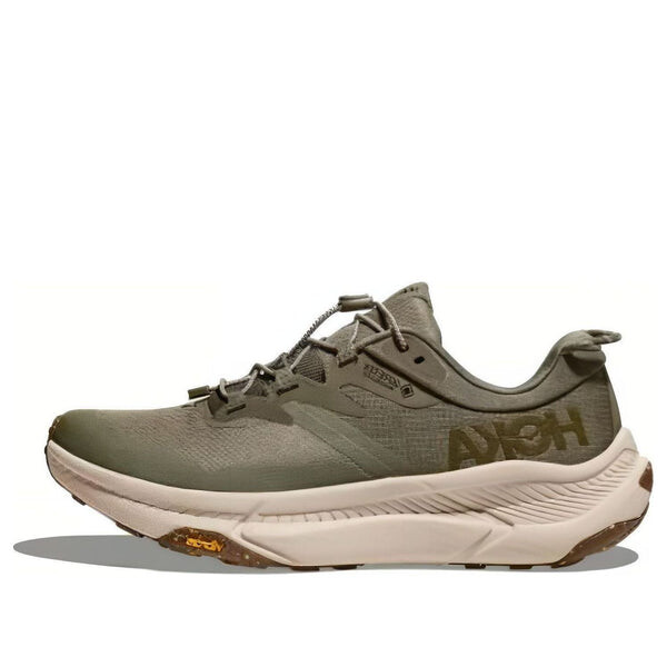 

Кроссовки transport gore-tex 'slate oat milk' Hoka One One, зеленый